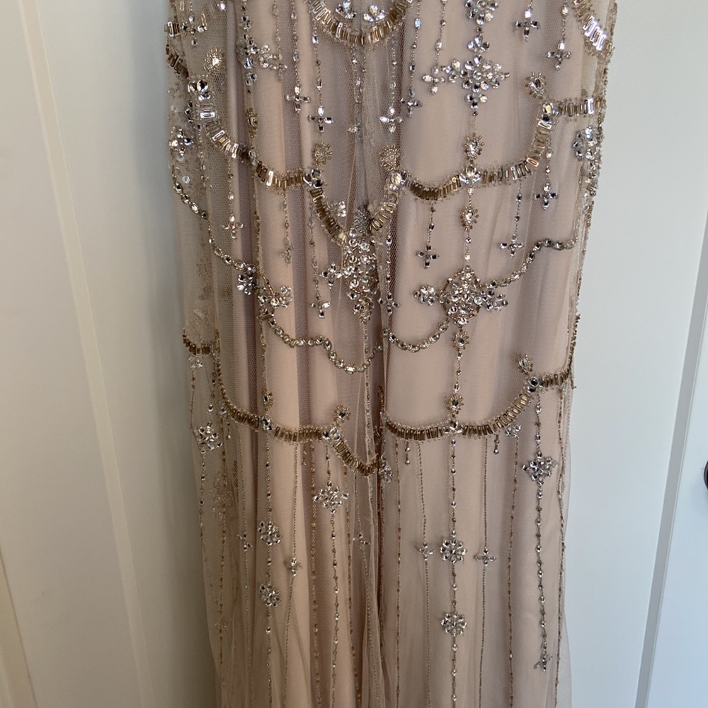 Jenny Packham Marion dress in Magnolia, UK 12 - Picture 7 of 11